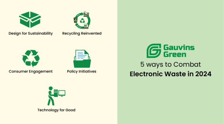 Green-tech Eco-friendly Ideas: 5 Ways to Combat Electronic Waste in 2024