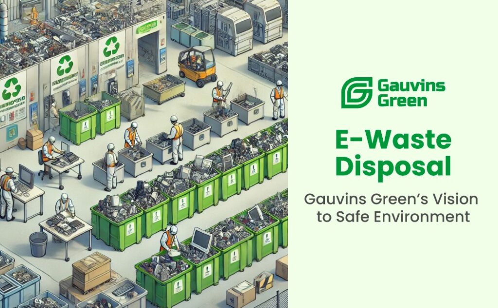 E-waste disposal by Gauvins Green